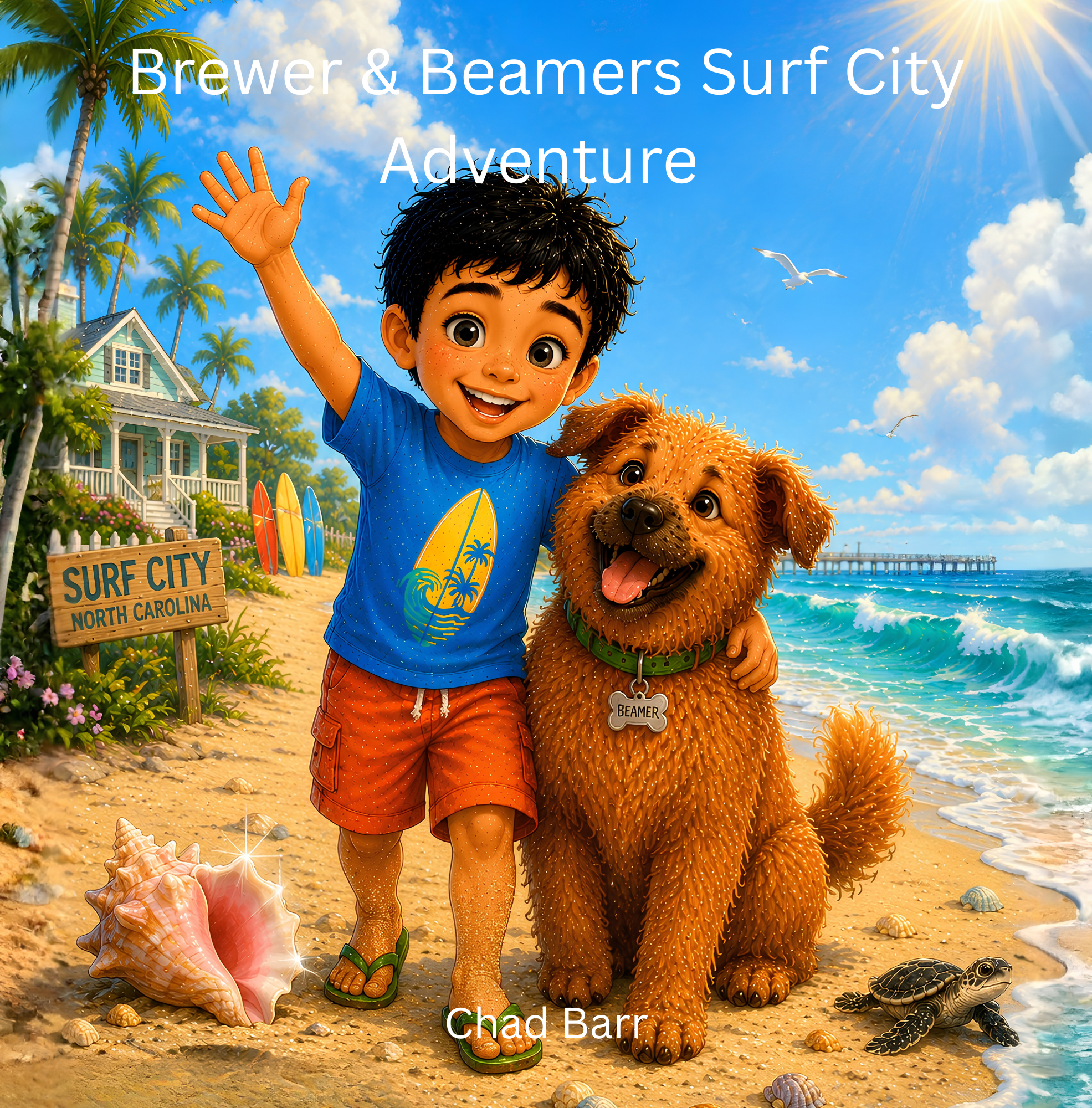 Brewer & Beamer's Surf City Adventure Book Cover